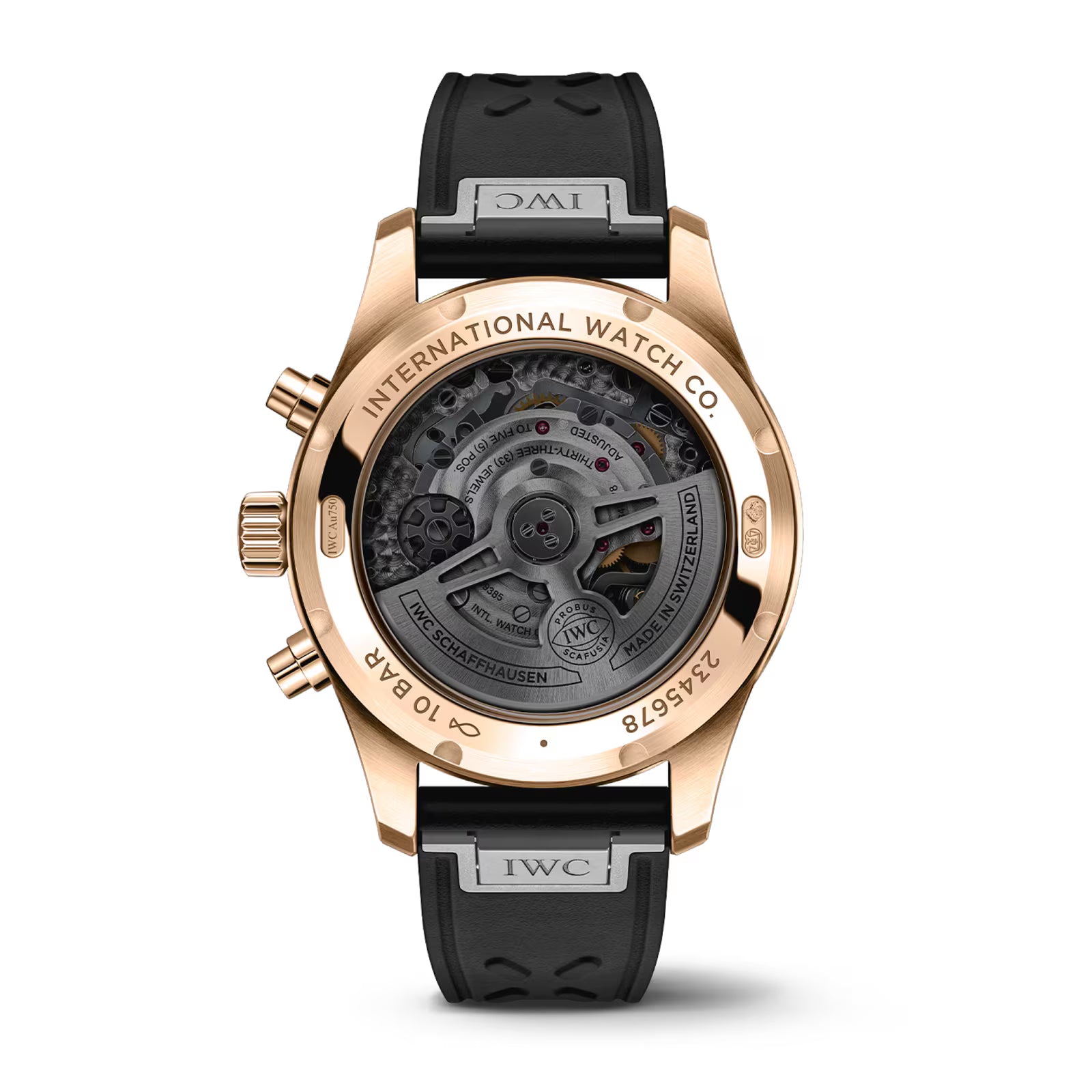 IWC Pilot's Performance Chronograph 41mm Mens Watch Black Rubber IW388309 - Image 2