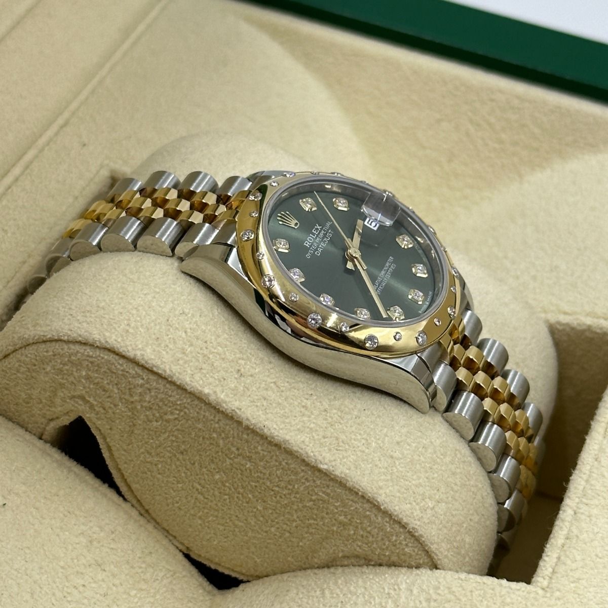 Rolex Datejust 31mm 278343RBR Olive Green Dial Yellow Rolesor Oyster Watch - Image 4