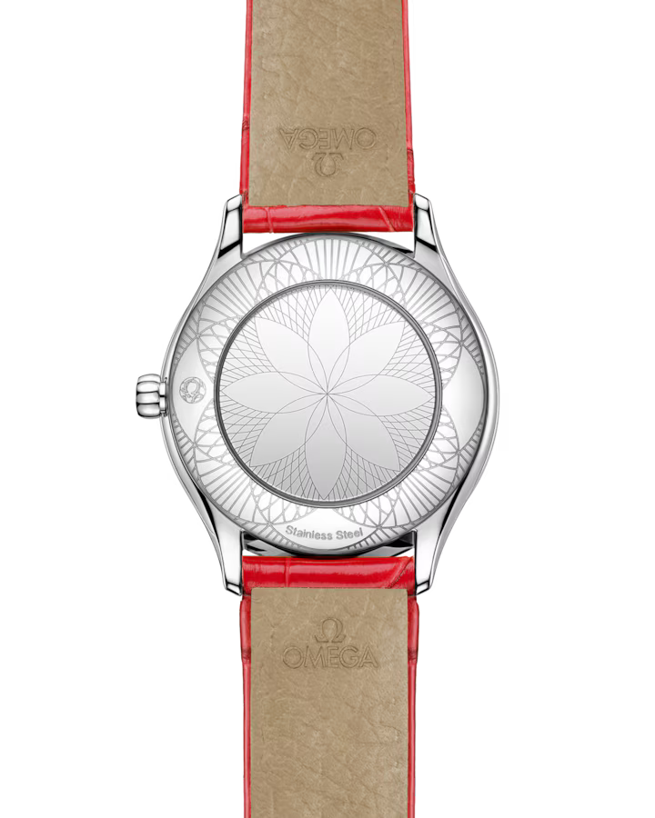 Omega De Ville Mini Trésor 26 mm White Dial with Diamonds Stainless Steel Strap 428.18.26.60.04.003 - Image 2