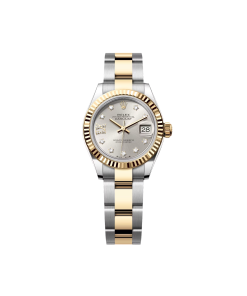 Rolex Lady-Datejust 28mm 279173 Silver Diamond Dial Oyster Bracelet