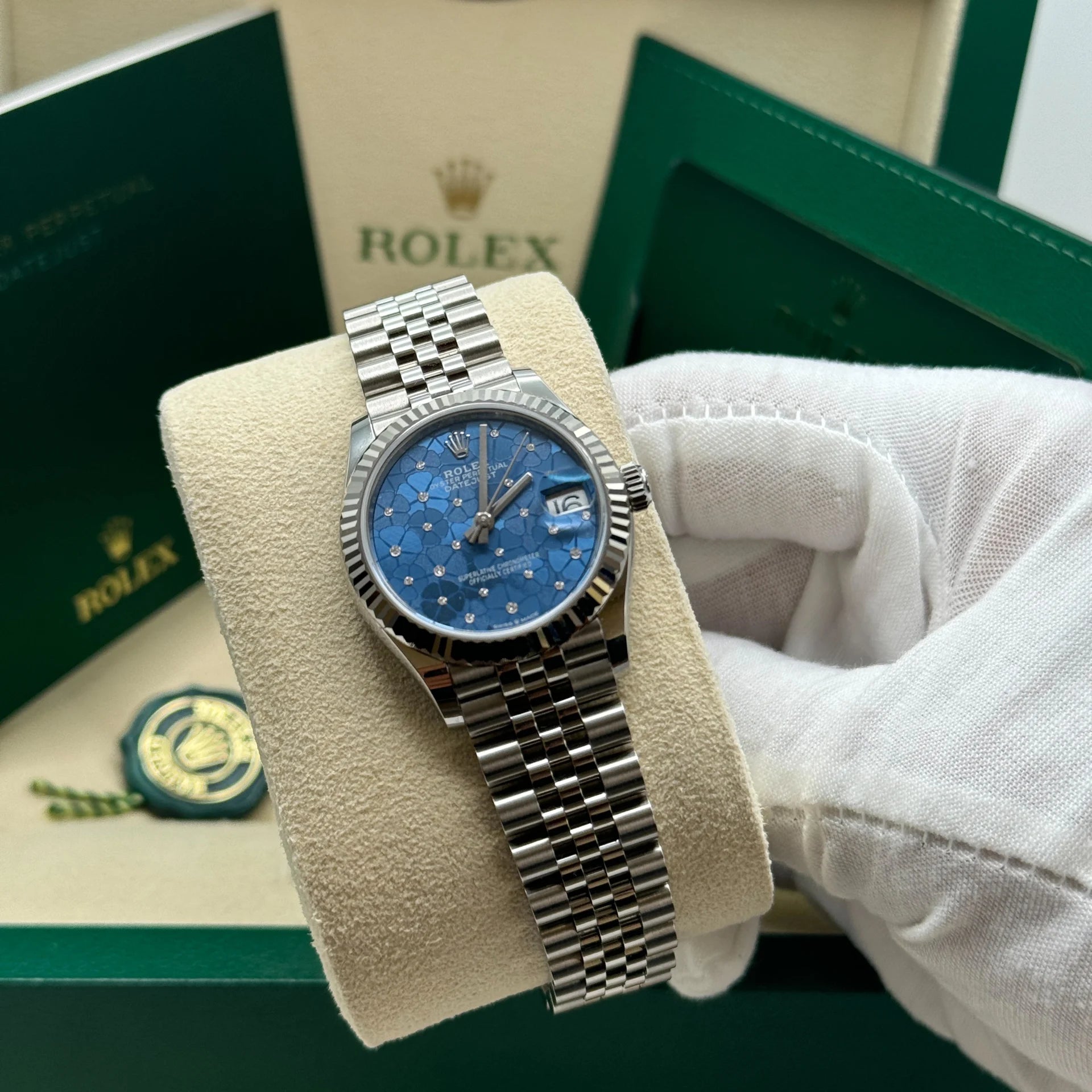 Rolex Datejust m278274-0035/0036 Azzurro Blue Dial Oyster Watch - Image 10