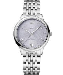 Omega De Ville Prestige 34mm Blue Dial Stainless Steel Bracelet 434.10.34.20.03.001