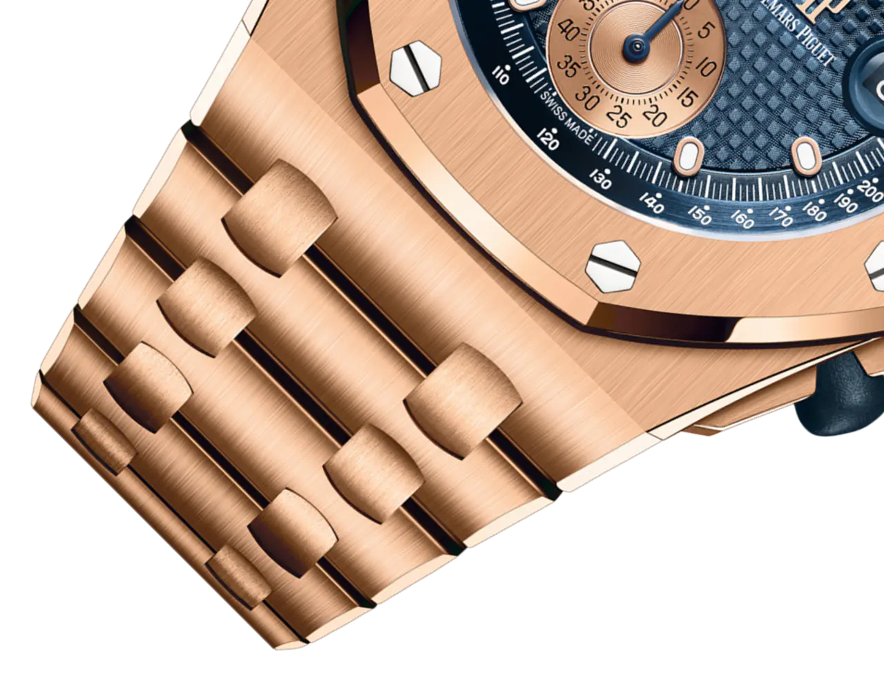 Audemars Piguet OFFSHORE Pink Gold Blue Dial CHRONOGRAPH 42mm 26238OR.OO.2000OR.01 - Image 3