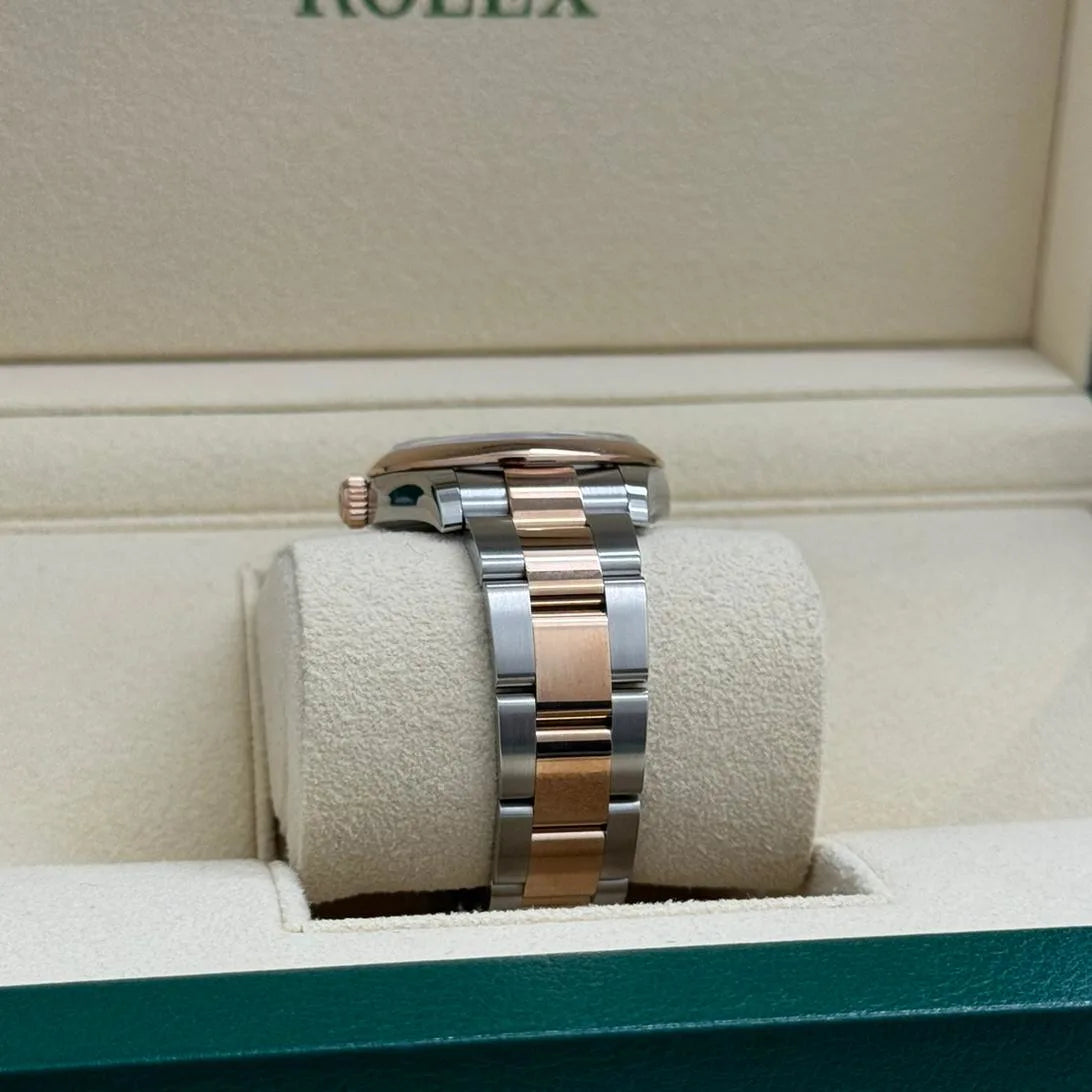 Rolex Datejust m278241-0031/0032 31mm Silver Floral Motif Dial Oyster Bracelet Watch - Image 6