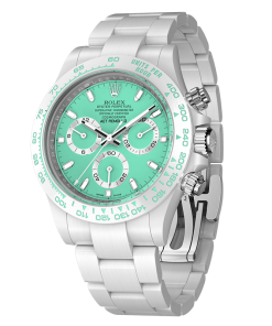 Alternative view of This product is out of stock. If you need to purchase it, please contact us to customize it.Rolex Daytona BISCAY GREEN WHITE CERAMIC