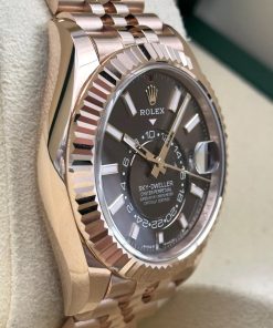 Alternative view of Rolex  Sky-Dweller 42mm 336935-0008 Rose Gold Rhodium Dial Oyster