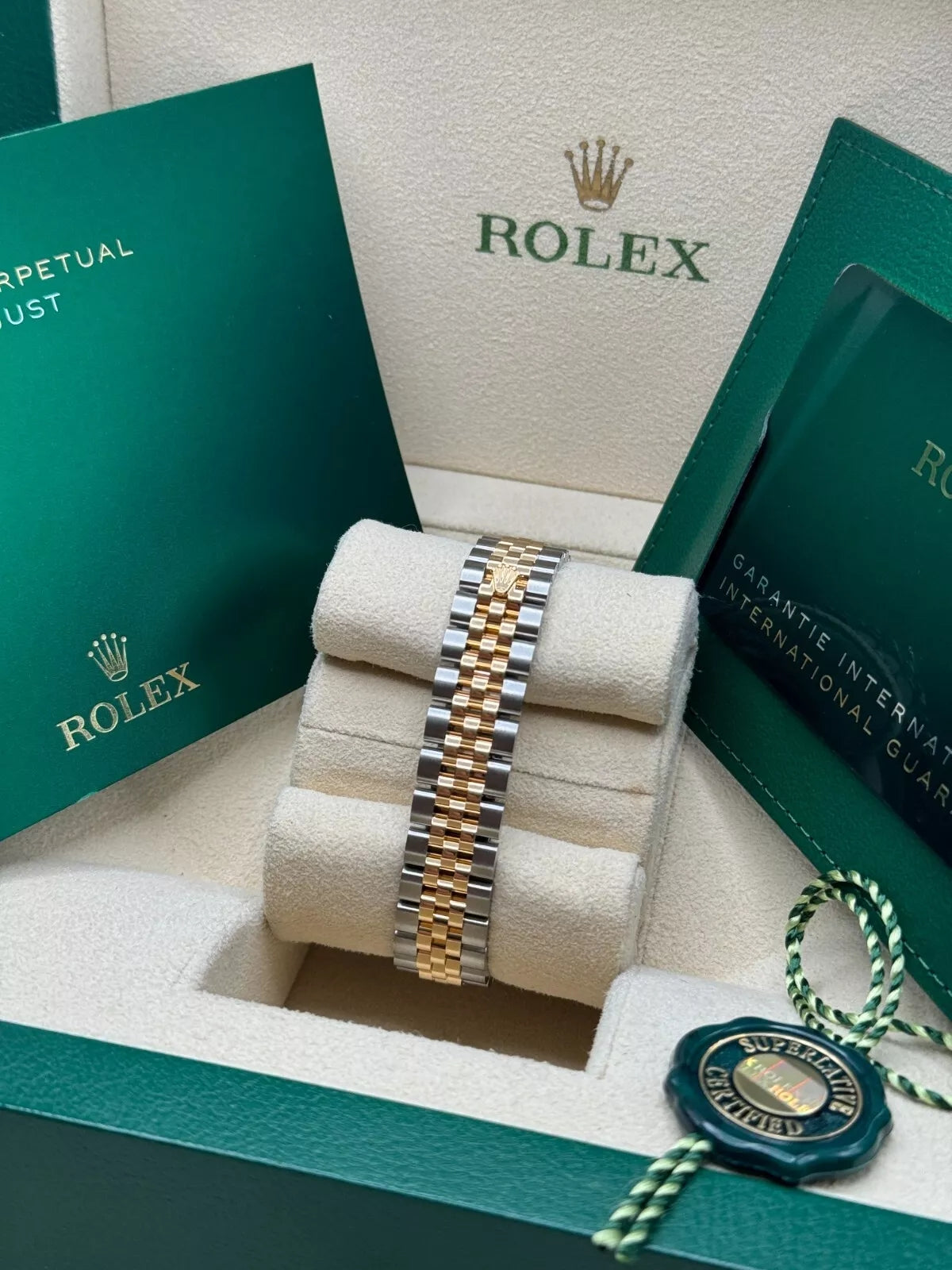 Rolex Lady-Datejust 28mm 279383RBR Silver Diamond Dial Yellow Rolesor Oyster Bracelet - Image 10