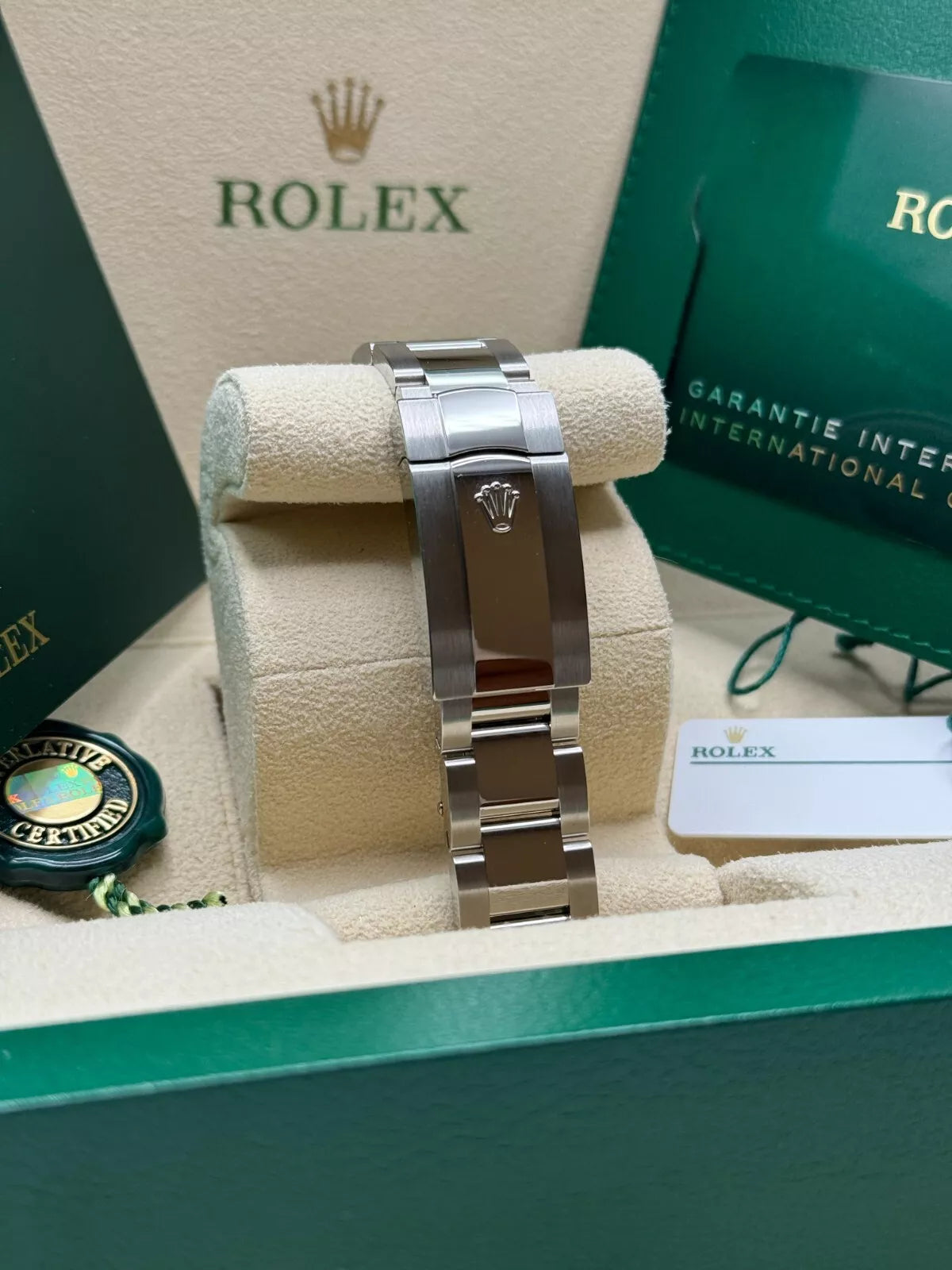 Rolex Datejust 41mm White Index Oyster Stainless Steel Men’s Watch - 126334 - Image 9
