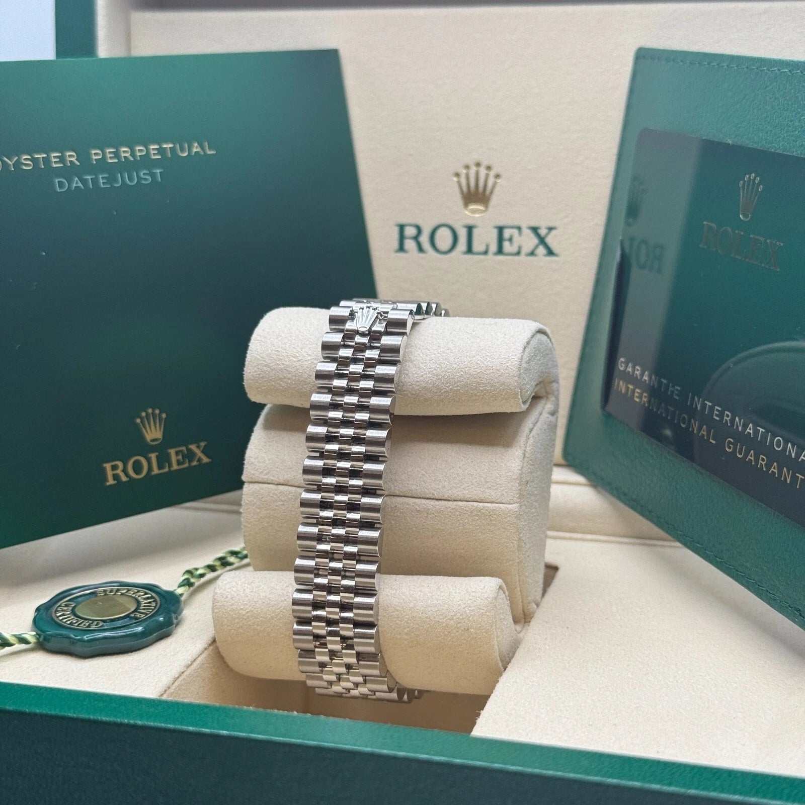 Rolex Datejust m278344-0033/0034 Pink Dial 31mm Domed Diamond Oyster Watch - Image 14