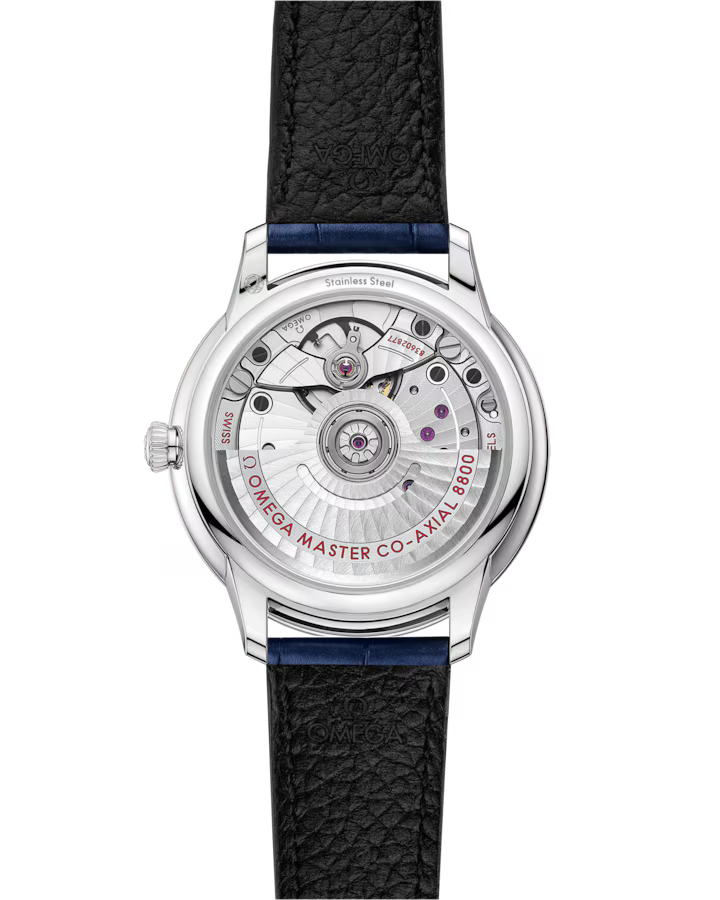 Omega De Ville Prestige 34 mm Blue Dial with Diamonds Stainless Steel Strap 434.13.34.20.53.001 - Image 3