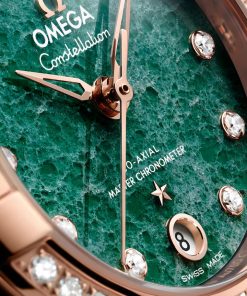 Alternative view of Omega Constellation Ladies' Selection 29mm Sedna�?gold on leather strap 131.58.29.20.99.004