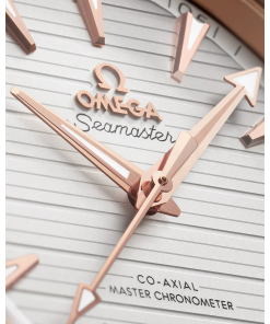 Alternative view of OMEGA Seamaster Aqua Terra 41 mm   Silver Dial Stainless Steel and Sedna�?18k Rose Gold Bracelet 220.20.41.21.02.001