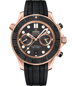Omega Seamaster Diver 300M 44mm Black Dial Sedna�?18k Rose Gold Strap 210.62.44.51.01.001