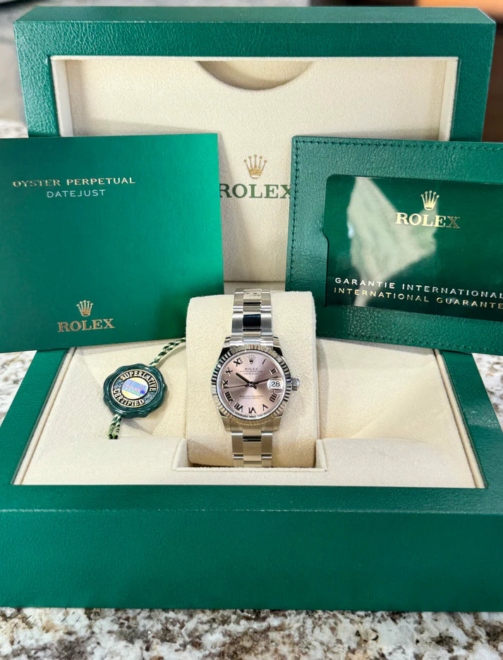 Rolex Datejust m278274-0019/0020 Pink 31mm Dial Oyster Watch - Image 8