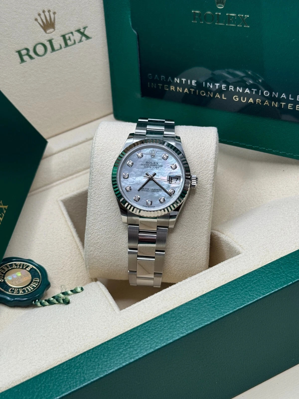 Rolex Datejust m278274-0005/0006 31mm Mother-of-Pearl 31mm Dial Oyster Watch - Image 6