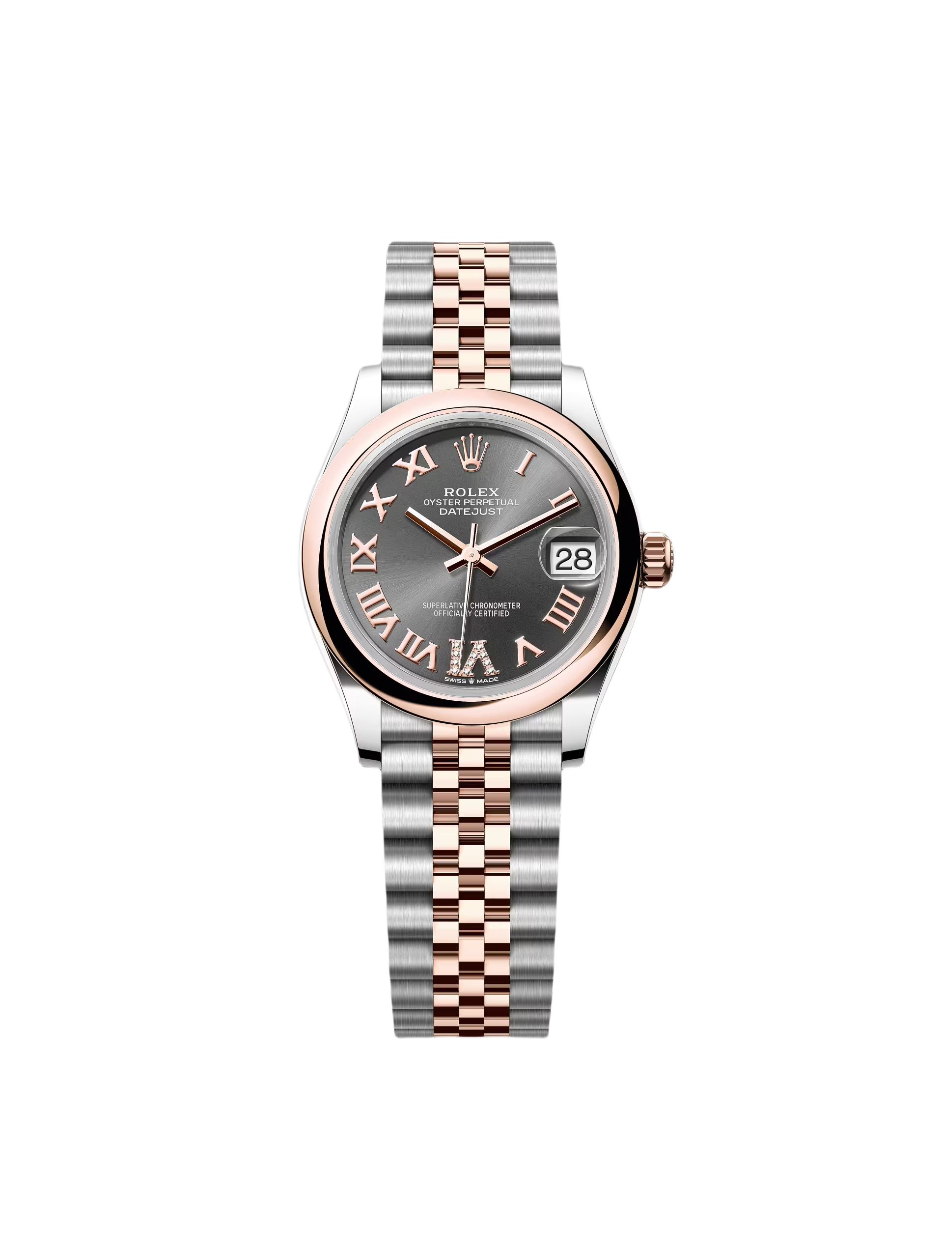 Rolex Datejust m278241-0029/0030 Slate 31mm Dial Oyster Bracelet Watch - Image 3