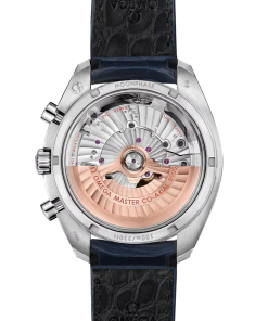 Alternative view of Omega Speedmaster Moonphase 44.25mm Grey Dial Platinum Strap 304.93.44.52.99.004