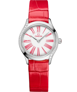 Omega De Ville Mini Trésor 26 mm White Dial with Diamonds Stainless Steel Strap 428.18.26.60.04.003