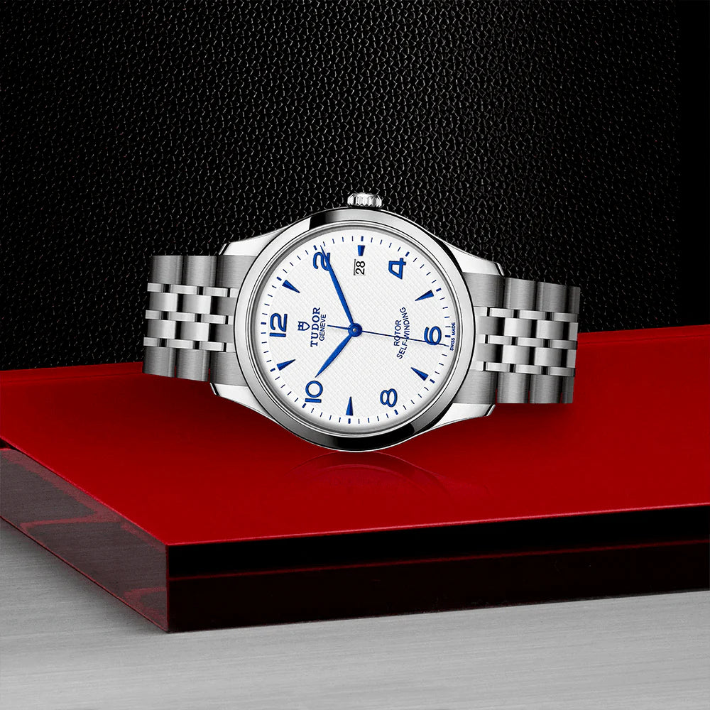TUDOR 1926 41mm Opaline/Blue Arabic Dial Men's Automatic Bracelet Watch M91650-0005 - Image 2