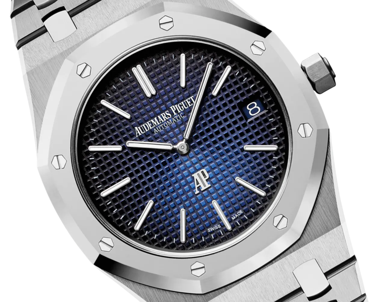 Audemars Piguet Royal Oak Jumbo Smoked Blue Dial 39mm - Image 3