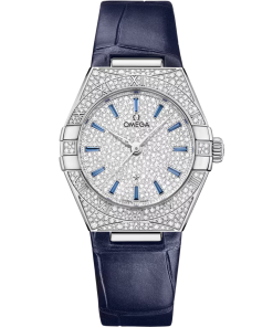 Omega Constellation Ladies' Selection 29mm Canopus Gold�?on leather strap 131.58.29.20.99.003