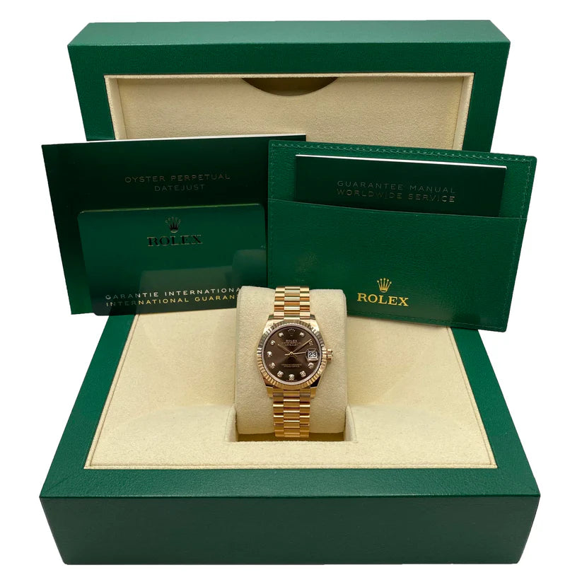Rolex Datejust m278275-0010 Chocolate 31mm Dial - Image 7