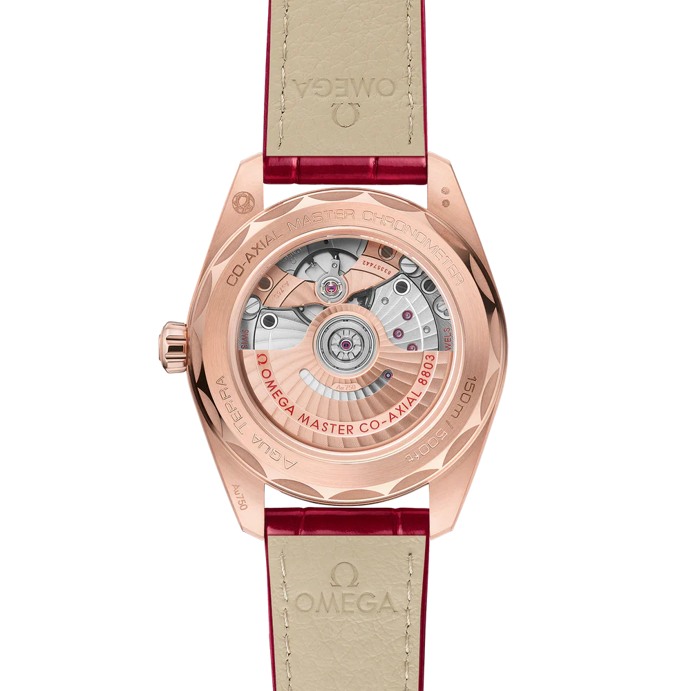 Omega Seamaster Aqua Terra 150M 38 mm White Dial Sedna�?18k Rose Gold Strap 220.58.38.20.55.002 - Image 2