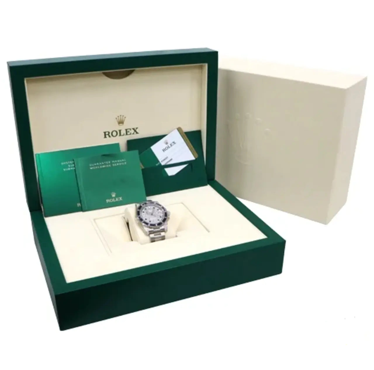 Rolex Submariner Date 40mm 116659SABR Blue Sapphire and Diamond Bezel Diamond Dial - Image 6