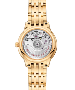 Alternative view of Omega De Ville Prestige 34mm Yellow Dial with Diamonds 18k Yellow Gold Bracelet 434.55.34.20.58.001