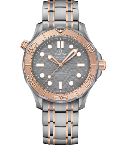 Omega Seamaster Diver 300M 42mm Grey Dial Titanium �?tantalum �?Sedna�?18k Rose Gold Bracelet 210.60.42.20.99.001