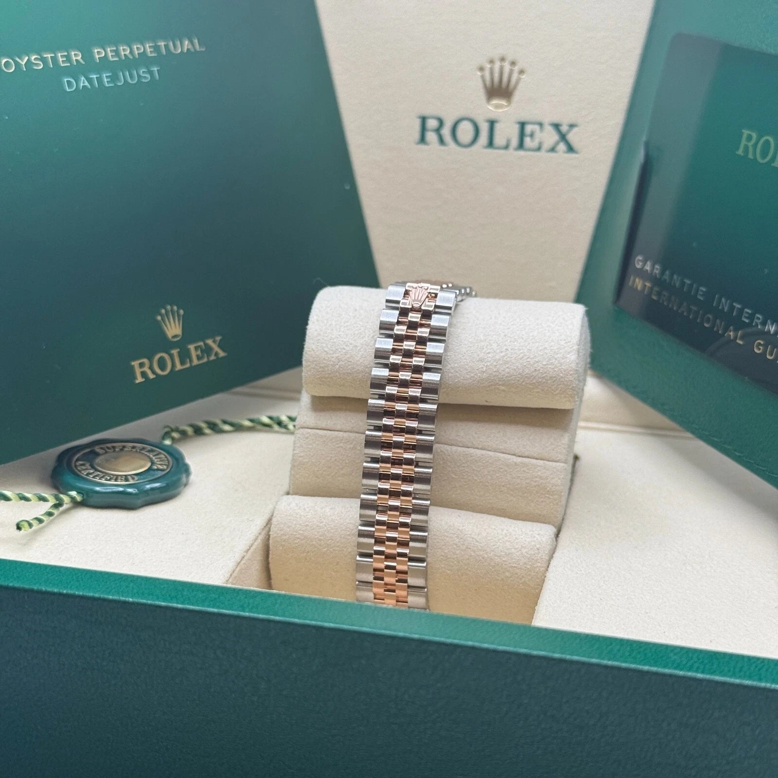 Rolex Lady-Datejust 28mm 279171 Aubergine Diamond Oyster Stainless Steel and Rose Gold - Image 7