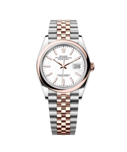 Rolex  Datejust 36mm 126201 White Dial Jubilee Bracelet Watch