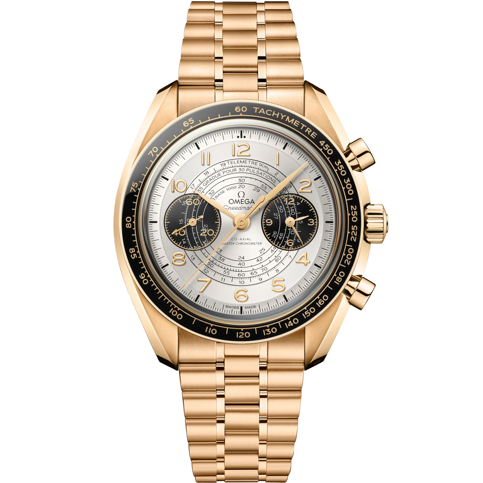 Omega Speedmaster Chronoscope Silver Dial 43mm Moonshine�?18k Rose Gold Bracelet 522.60.43.51.02.001