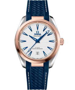 OMEGA Seamaster Aqua Terra 38 mm Silver Dial Stainless Steel and Sedna�?18k Rose Gold Strap 220.22.38.20.02.001