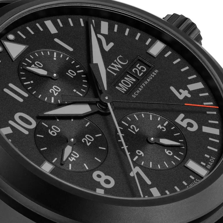 IWC Pilot's Watch Double Chronograph Top Gun Ceratanium 44mm IW371815 - Image 4