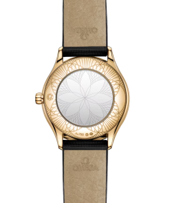 Alternative view of Omega De Ville Mini Trésor 26mm Yellow Dial with Diamonds Moonshine�?18k Rose Gold Strap 428.57.26.60.99.001