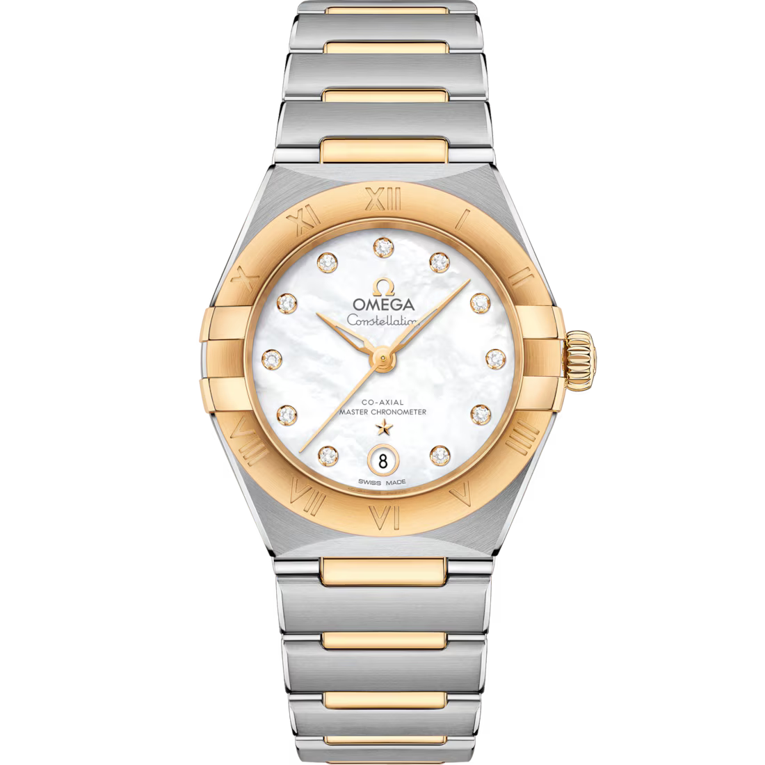 Omega Constellation Ladies' Selection 29mm steel �?yellow gold on steel �?yellow gold 131.20.29.20.55.002