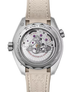 Alternative view of Omega Seamaster Planet Ocean 600M 43.5mm Linen Dial Stainless Steel Strap 215.32.44.21.09.001