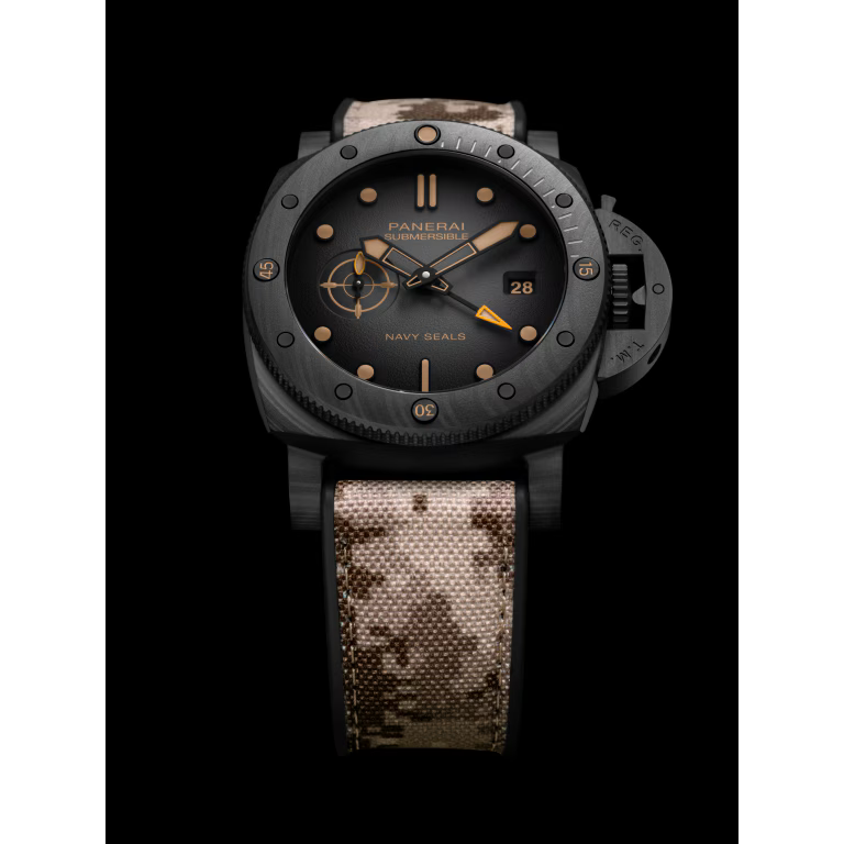 Panerai Submersible QuarantaQuattro GMT Navy SEALs Carbotech�?44mm PAM01513 - Image 3
