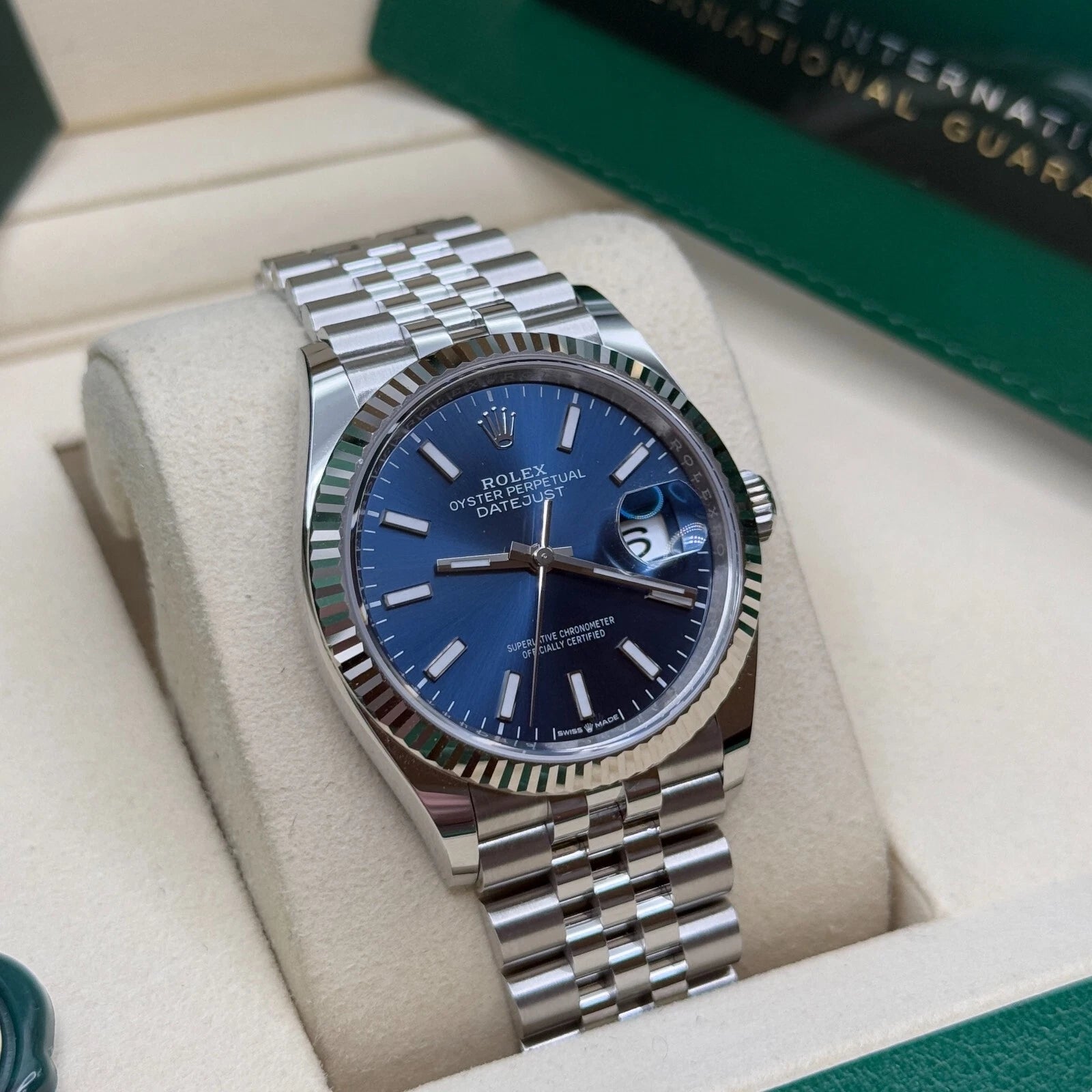 Rolex Datejust 36mm 126234 Blue Index Dial 36mm Oyster Stainless Steel - Image 8