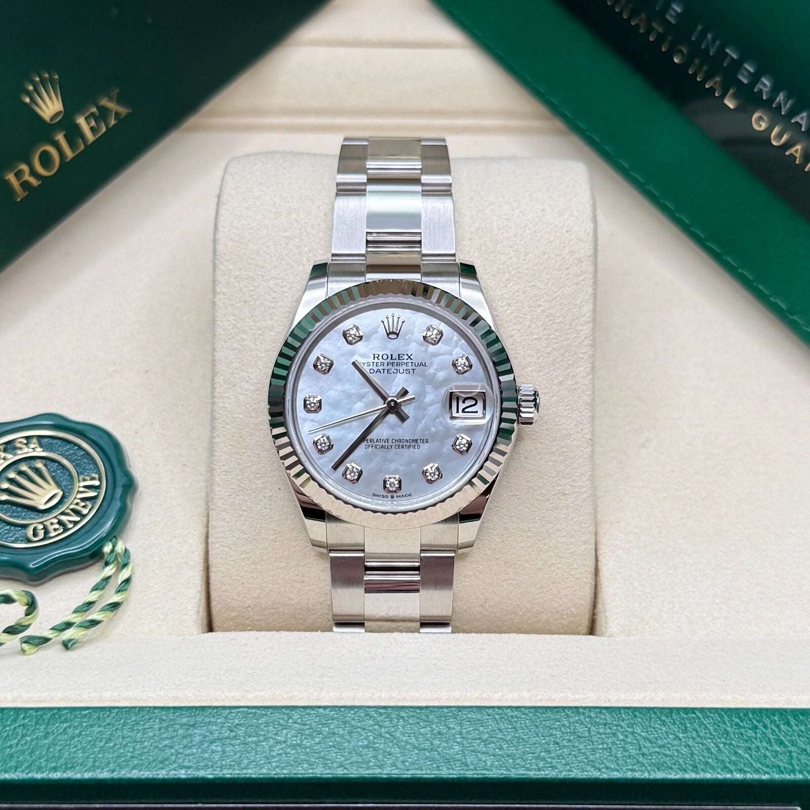 Rolex Datejust m278384RBR-0007/0008 Mother-of-Pearl 31mm Dial Oyster Watch - Image 11