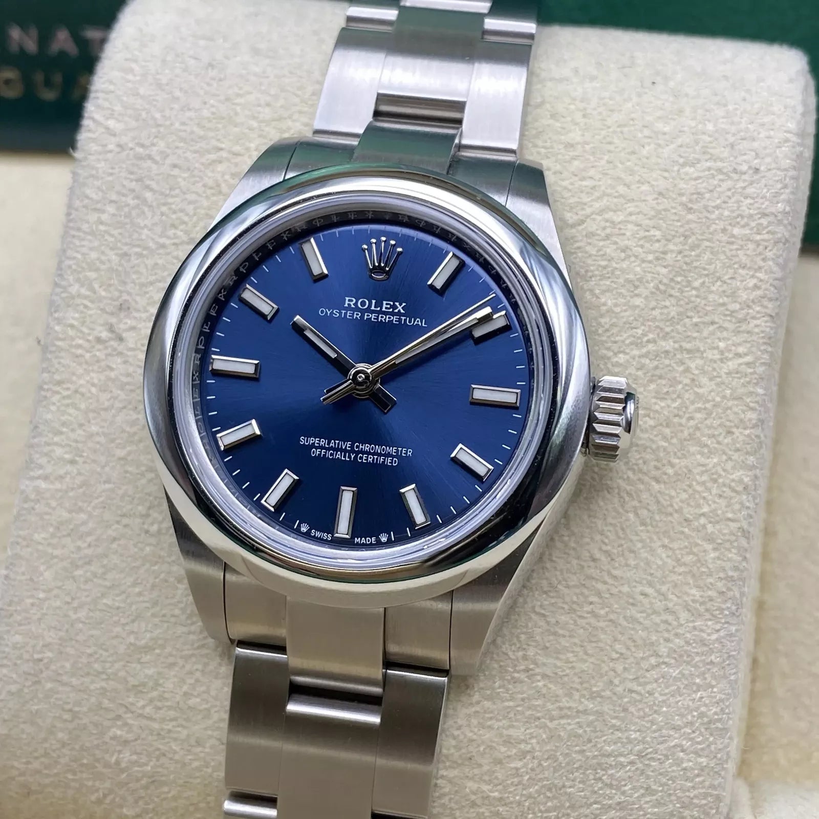 Rolex Oyster Perpetual 31mm 277200-0017 Blue Dial Oyster Bracelet Watch - Image 7