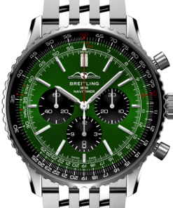 Alternative view of Breitling AB0137241L1A1 Navitimer B01 Green Dial