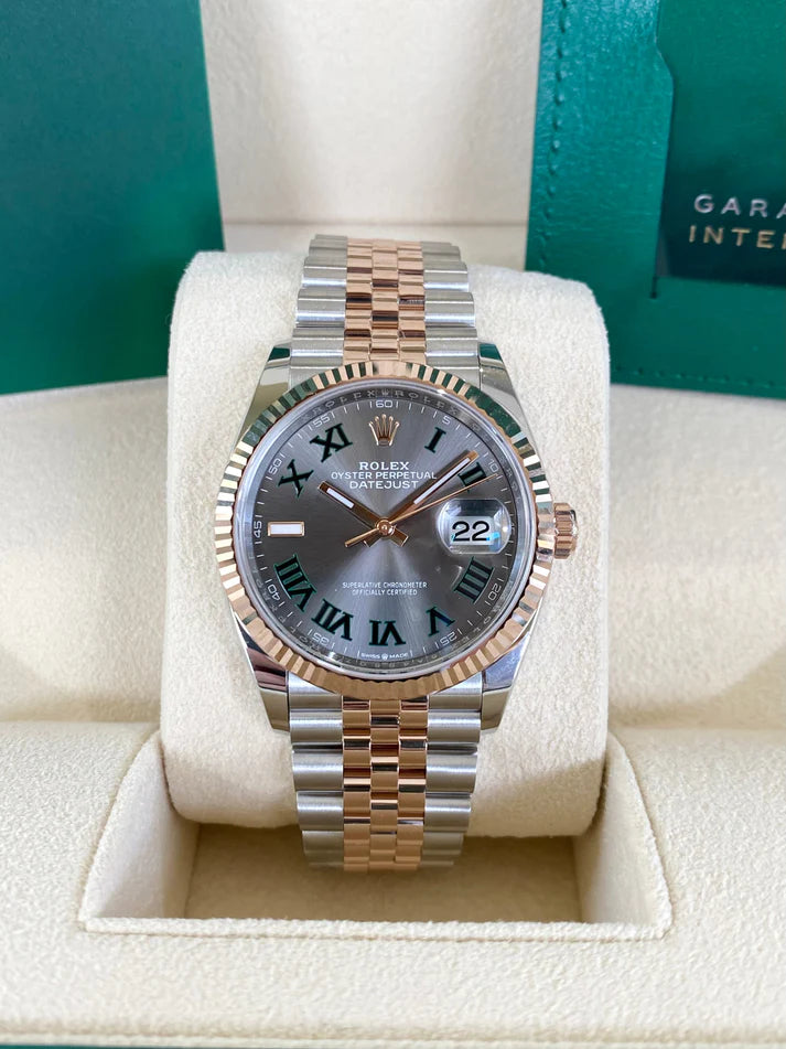 Rolex Datejust 36mm 126231 Slate Dial Oyster Bracelet Watch - Image 8