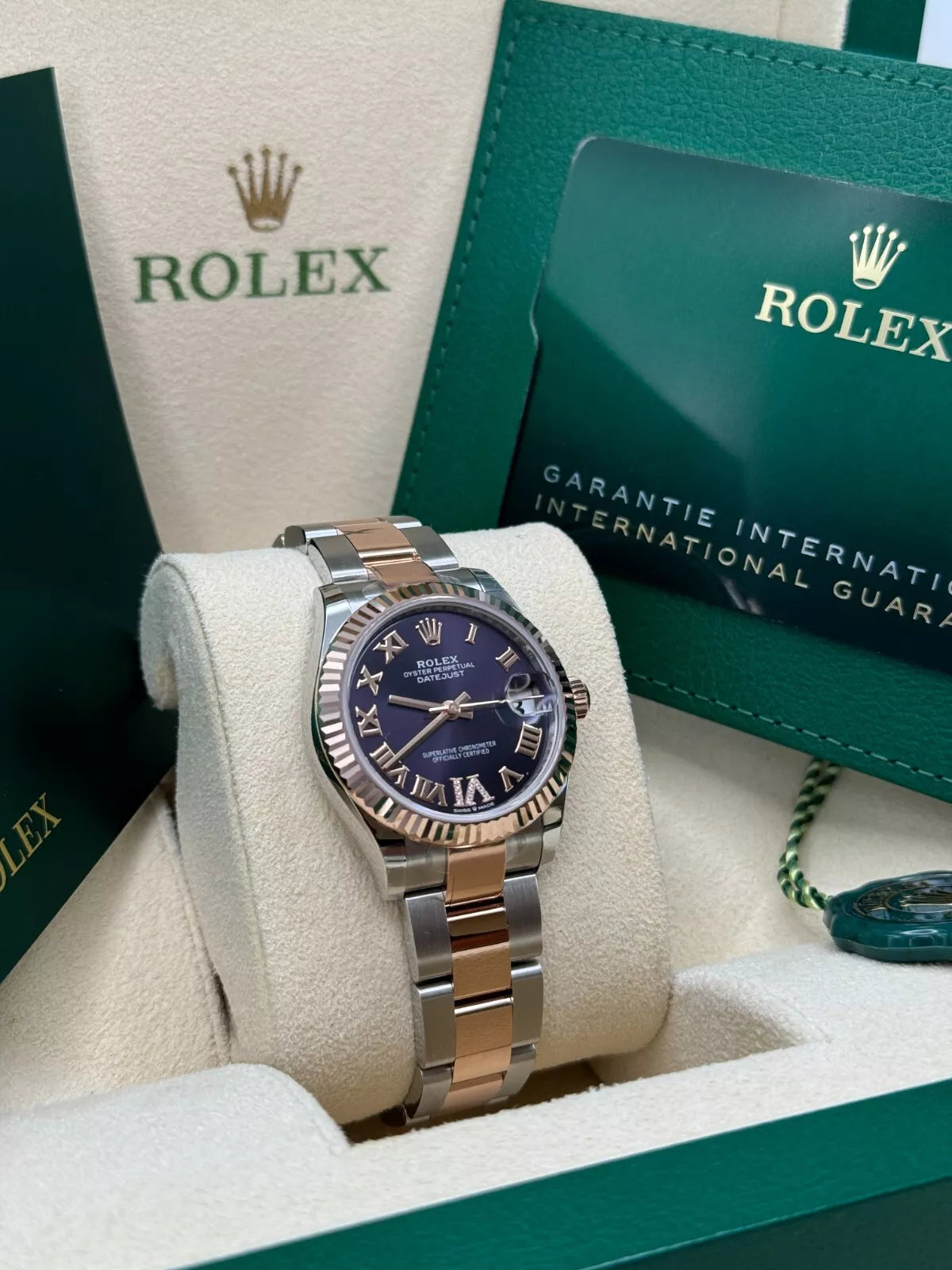Rolex Datejust m278271-0019/0020 Aubergine 31mm Dial Oyster Bracelet Watch - Image 10