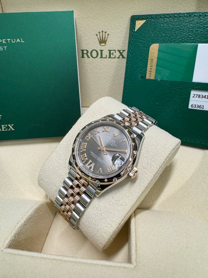 Rolex Datejust m278341-0029/0030 Slate Dial 31mm Dial Oyster Bracelet - Image 5