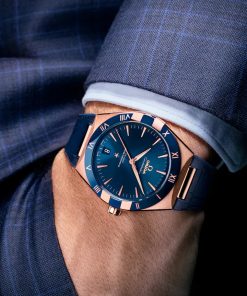 Alternative view of Omega Constellation Gents' Selection 41mm Blue Dial Sedna�?18k Rose Gold Strap 131.63.41.21.03.001