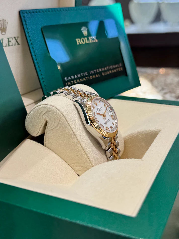 Rolex Datejust m278273-0001/0002 31mm White Dial Stainless Steel and Yellow Gold Oyster Watch - Image 7
