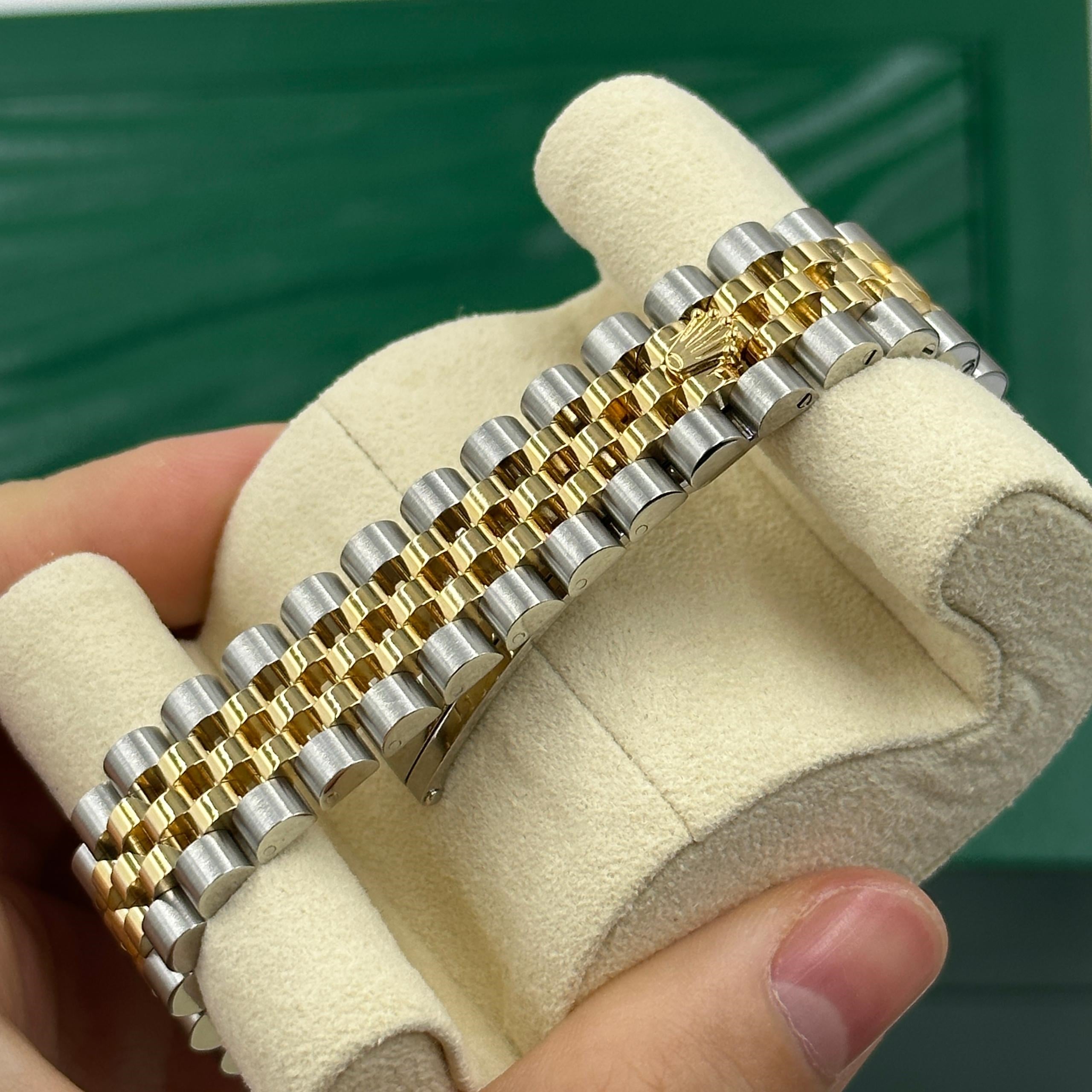 Rolex Datejust m278383-0031/0032 31mm Green Floral Dial Oyster Bracelet - Image 9