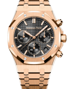 Audemars Piguet ROYAL OAK Pink Gold Black Dial CHRONOGRAPH 41mm 26240OR.OO.1320OR.06